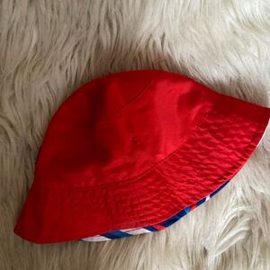 Like new baby boys little red summer hat